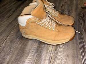 Timberland Euro Dub ACT Nellie Wheat Nubuck Leather Boots Size 8M